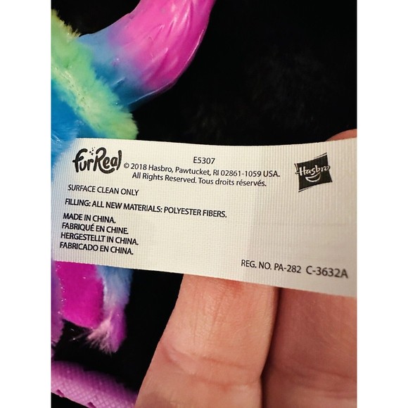 Hasbro FurReal Unicorn Rainbow Kitty Kitten Cat Walk A Lots Talks A Lot 2018 - Picture 5 of 5